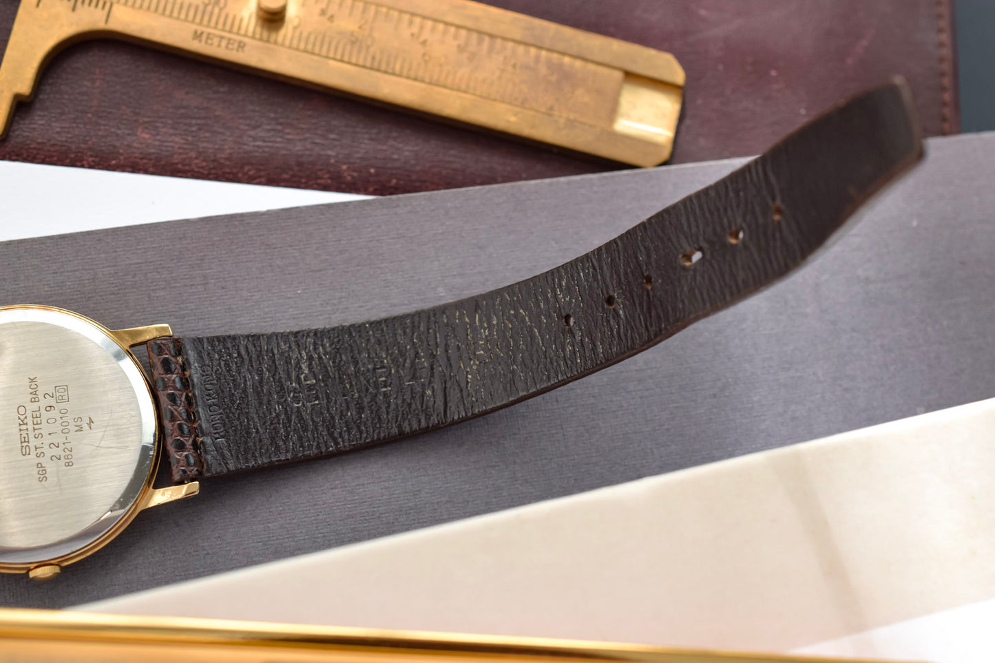 1982 Seiko Champagne Minimalist