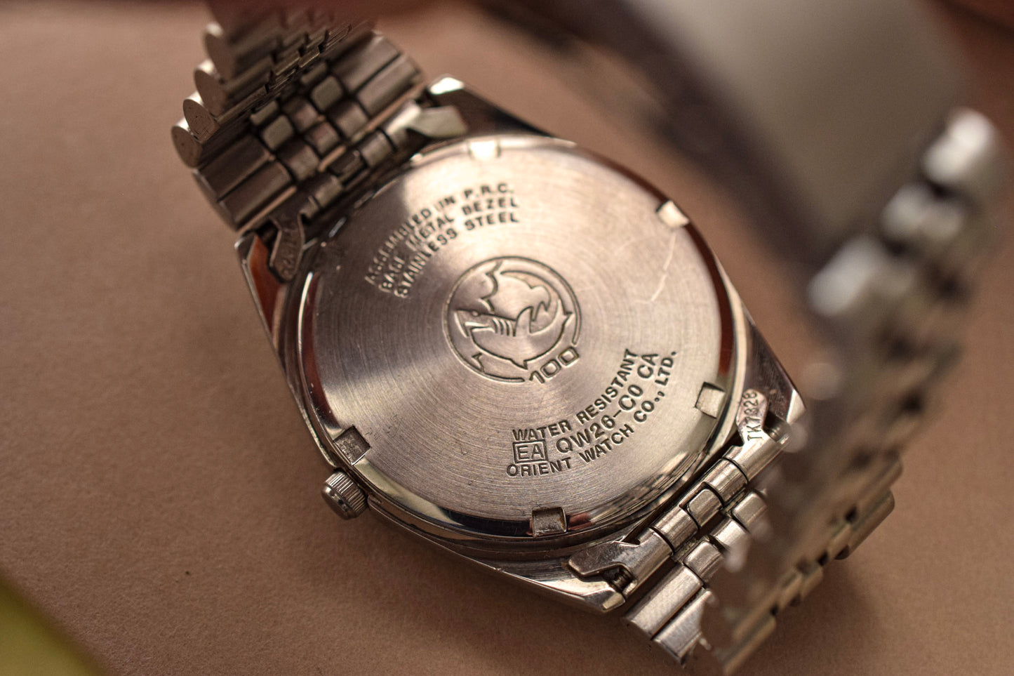 Neo-vintage Orient White Breguet Dial Jubilee-style Bracelet