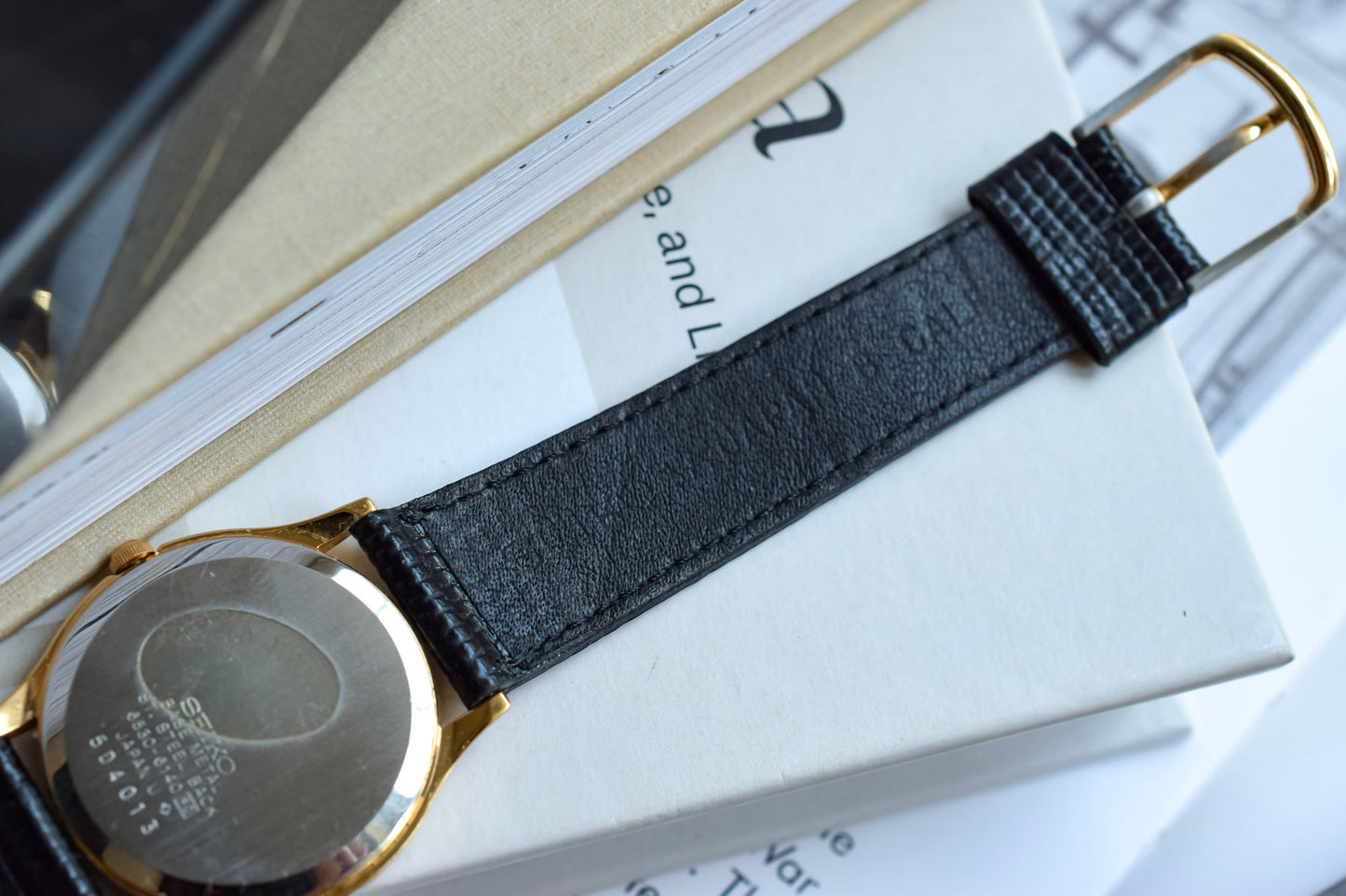 1985 Seiko Minimalist Gilt Dial