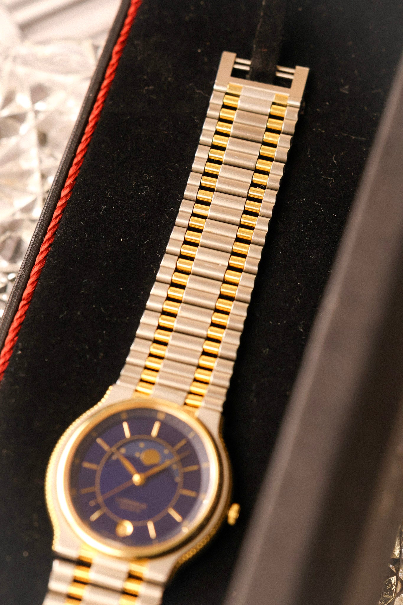 1985 Seiko Lassale Moonphase Coin Edge Ellipse