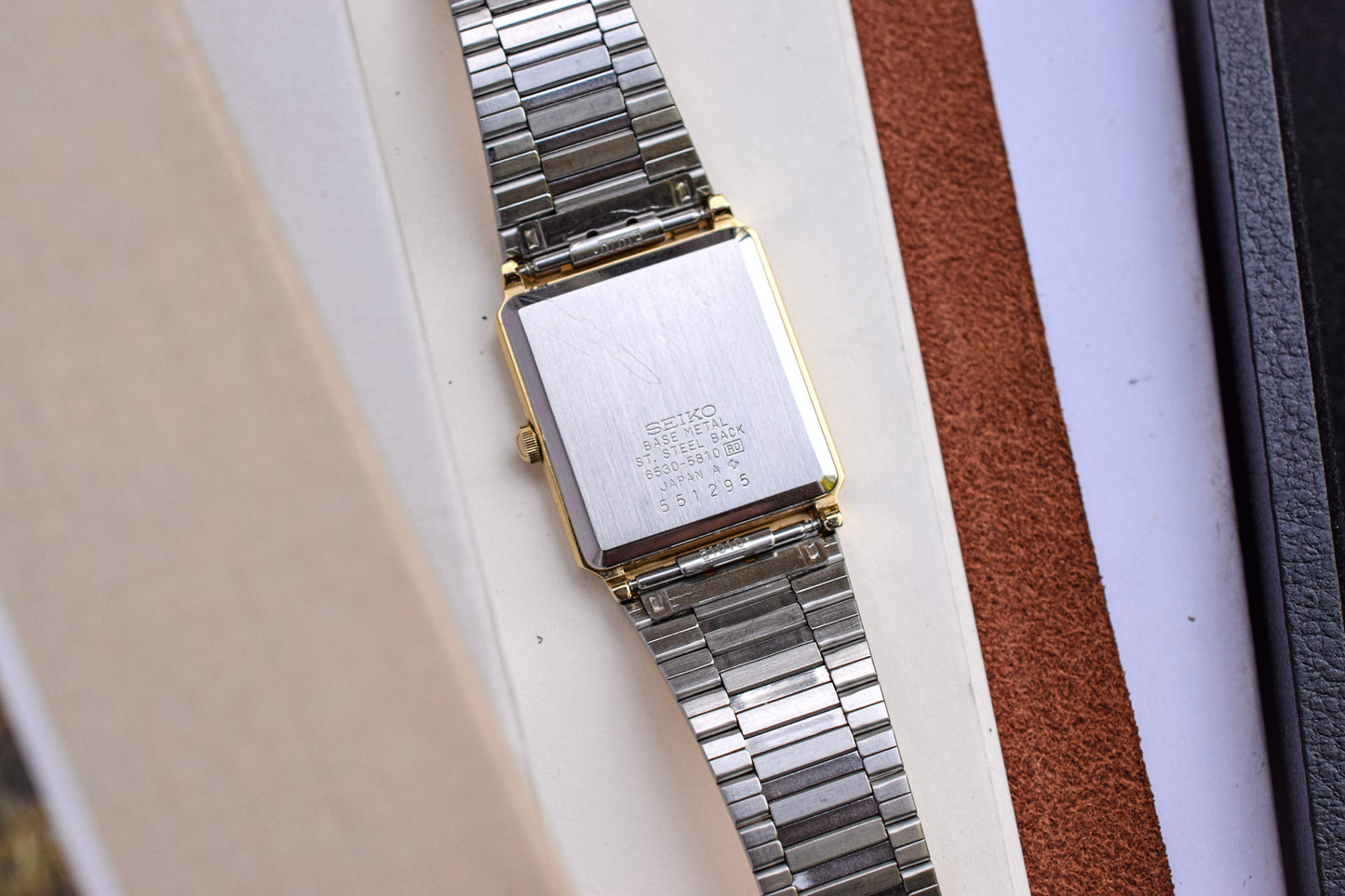 1985 Seiko Pinstripe Tank