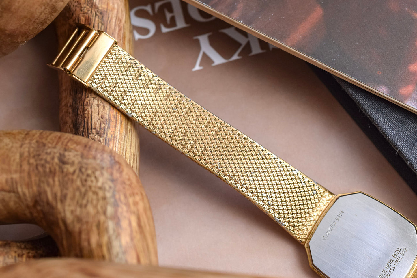 80s Hamilton Golden Lattice Diamond Saville