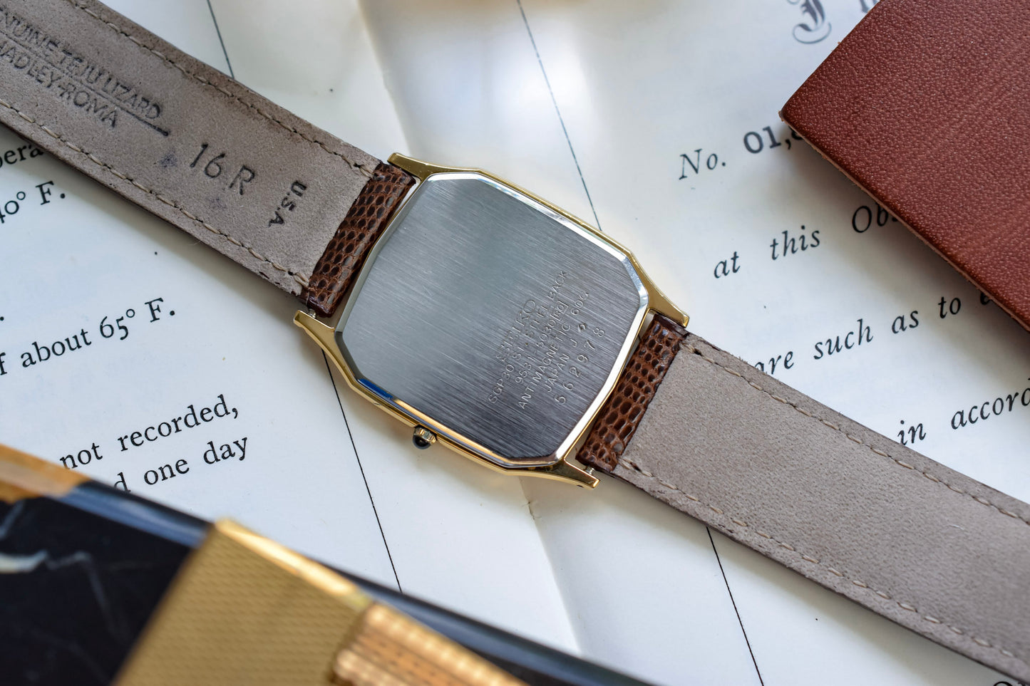 1985 Seiko Dolce Champagne Bark Dial Octo