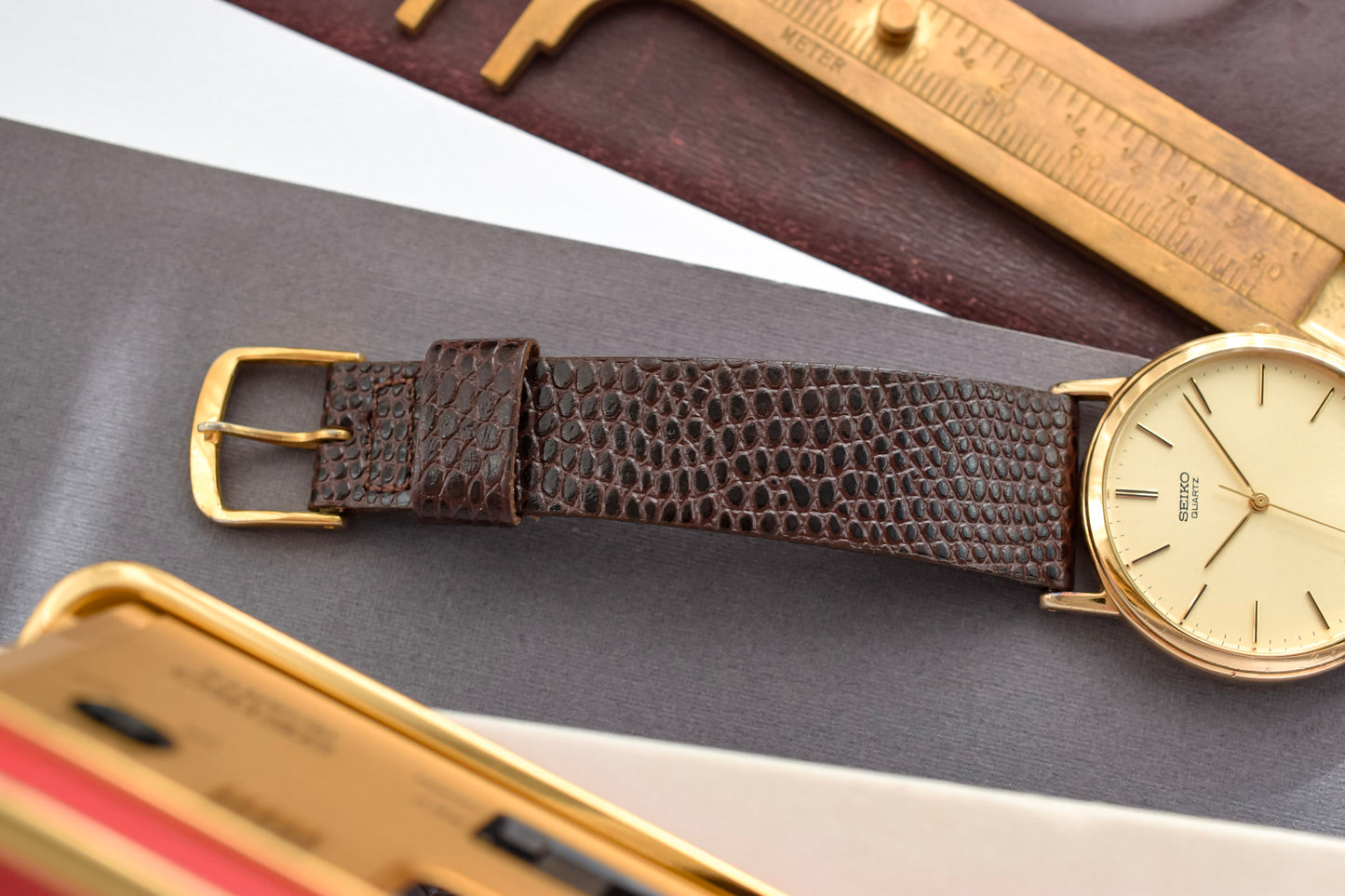 1982 Seiko Champagne Minimalist