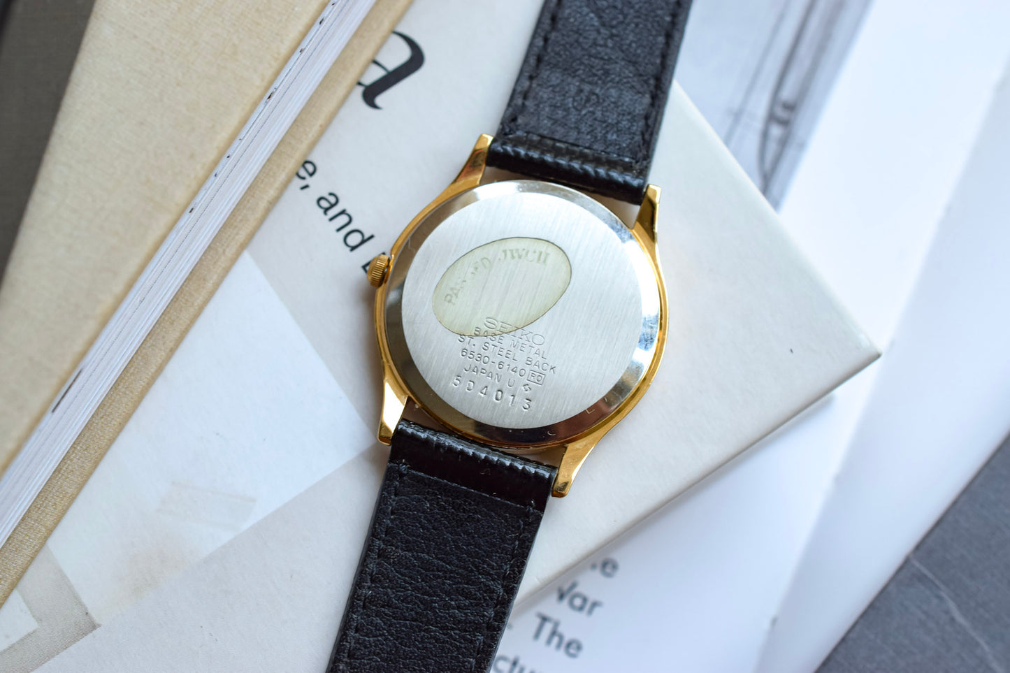 1985 Seiko Minimalist Gilt Dial