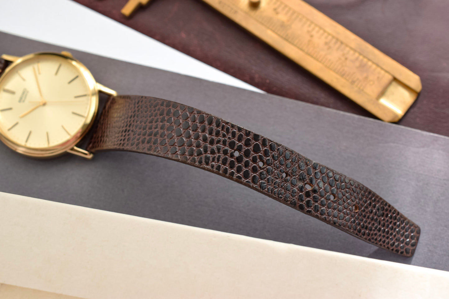 1982 Seiko Champagne Minimalist