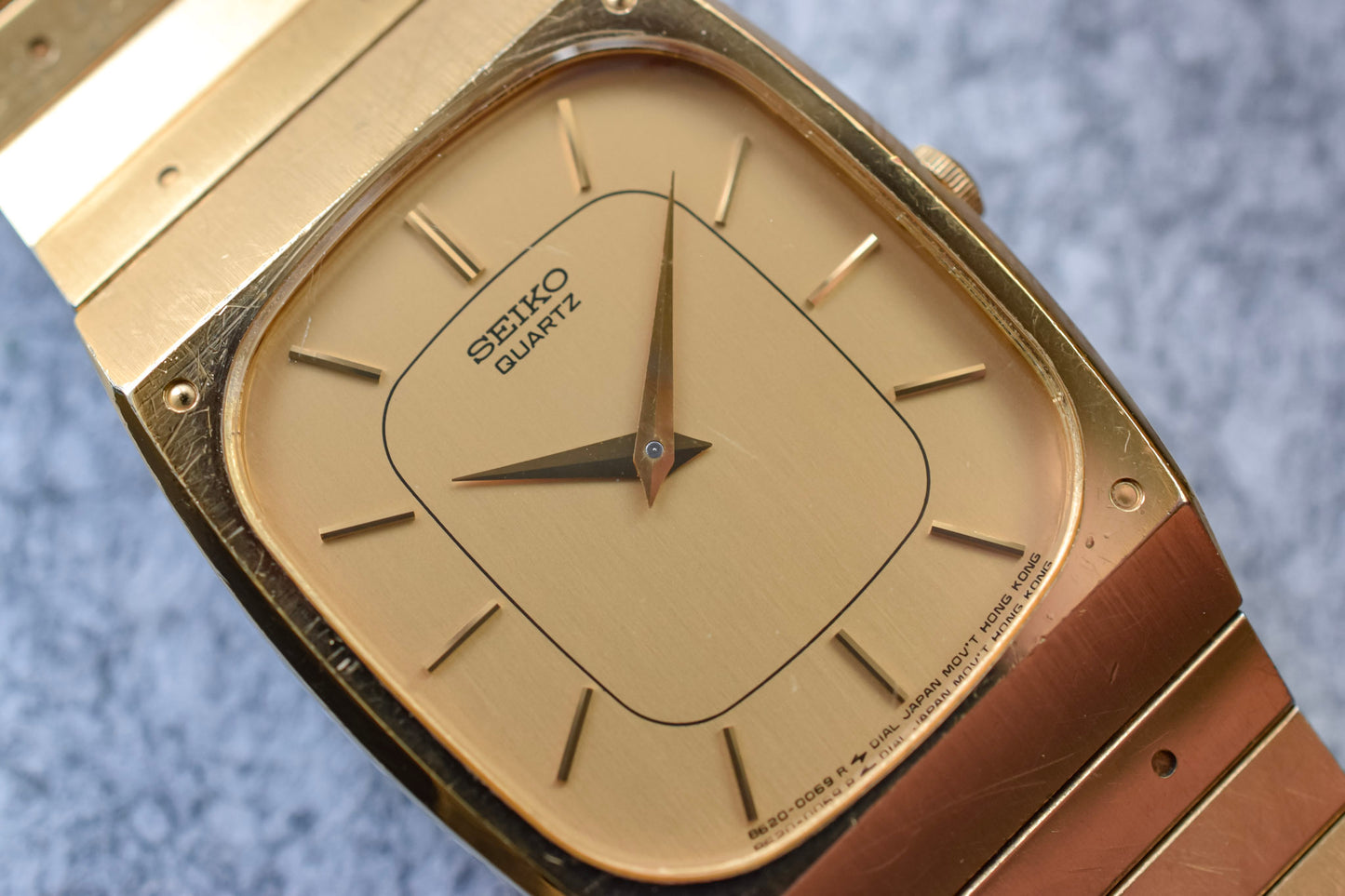 1982 Seiko Riveted Tonneau