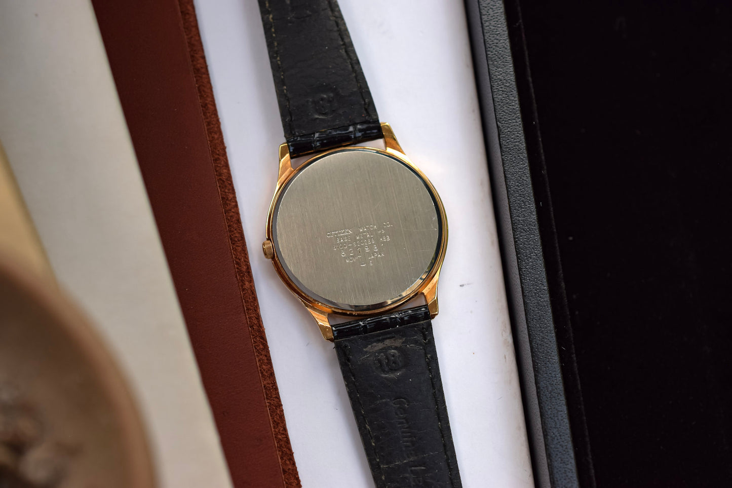Vintage Citizen CQ Black Dial Day-Date