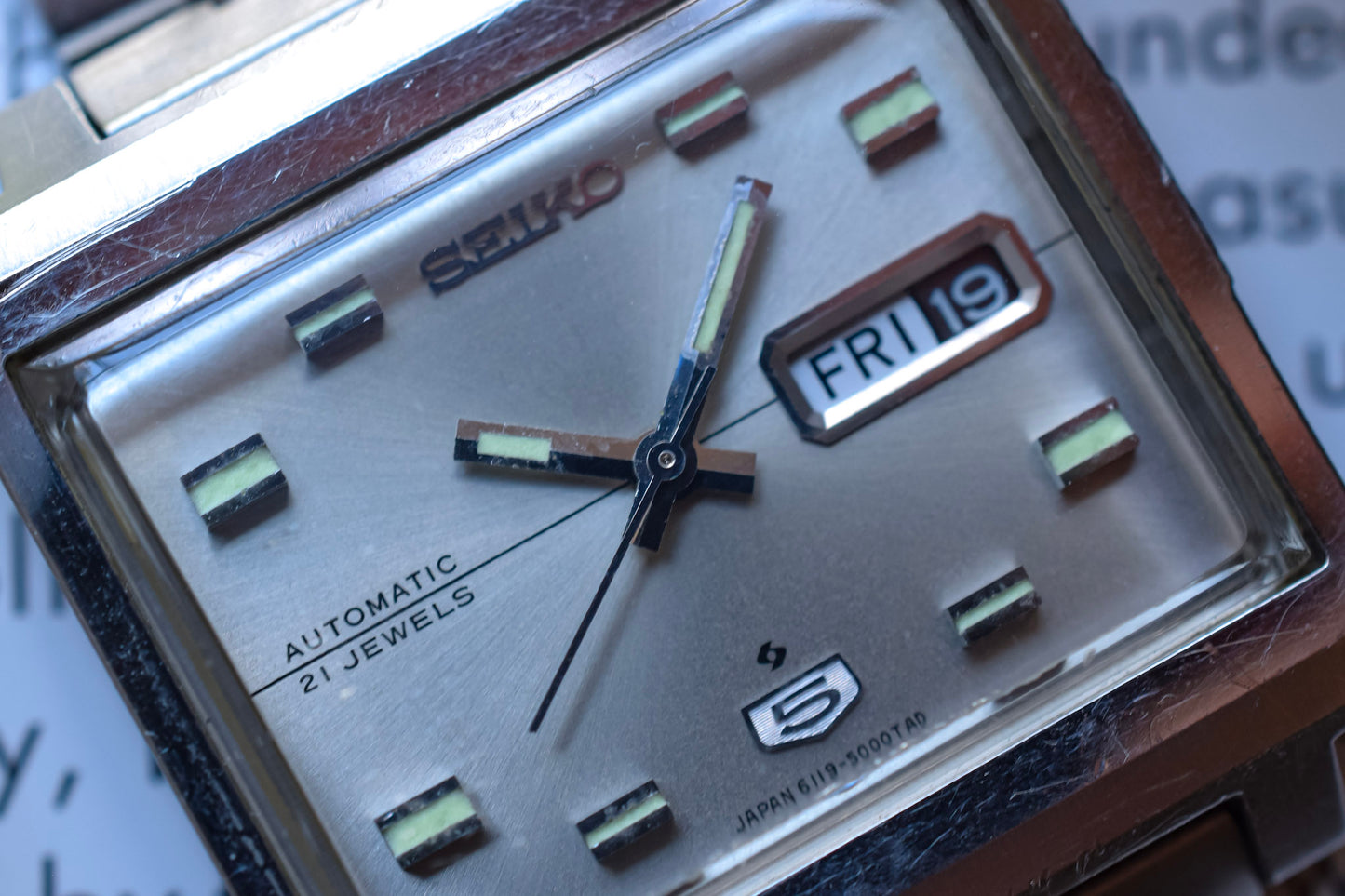 1969 Seiko 5 Automatic Silver TV