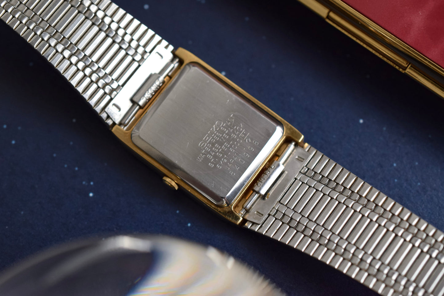 1988 Seiko Galaxy Golden Brick Tank