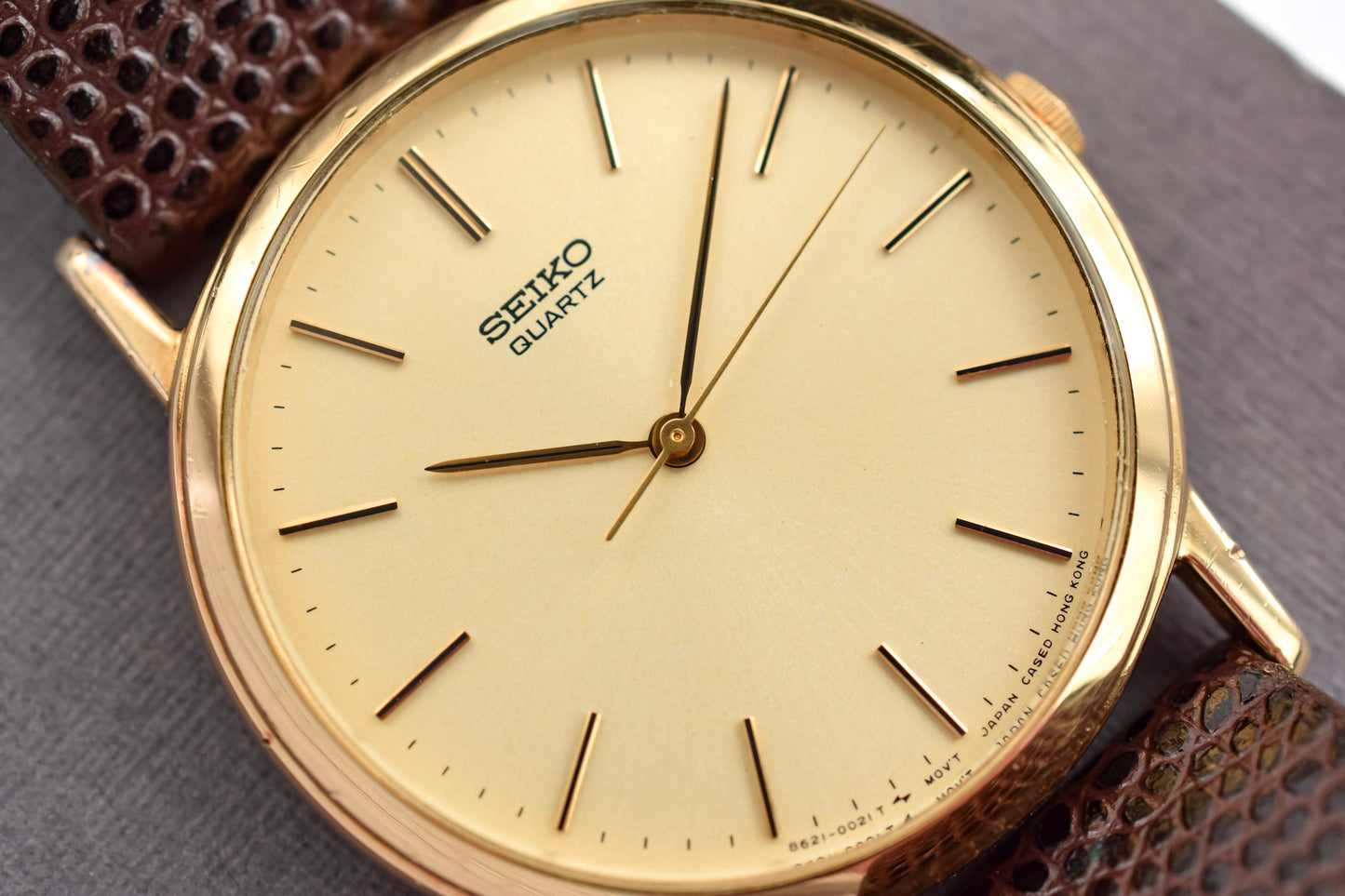 1982 Seiko Champagne Minimalist