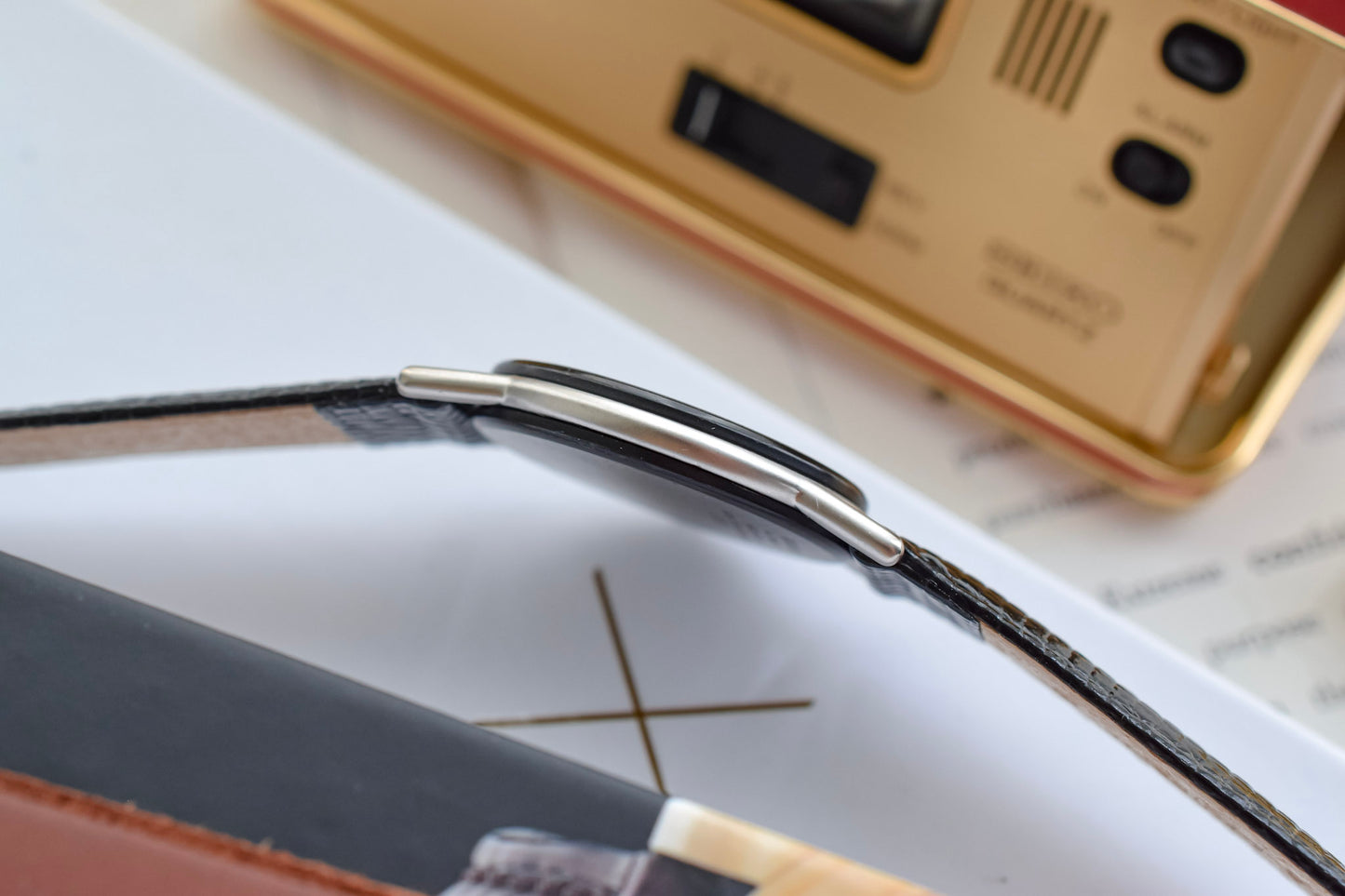 1980 Seiko Bauhaus Black Chrome Plated Bezel