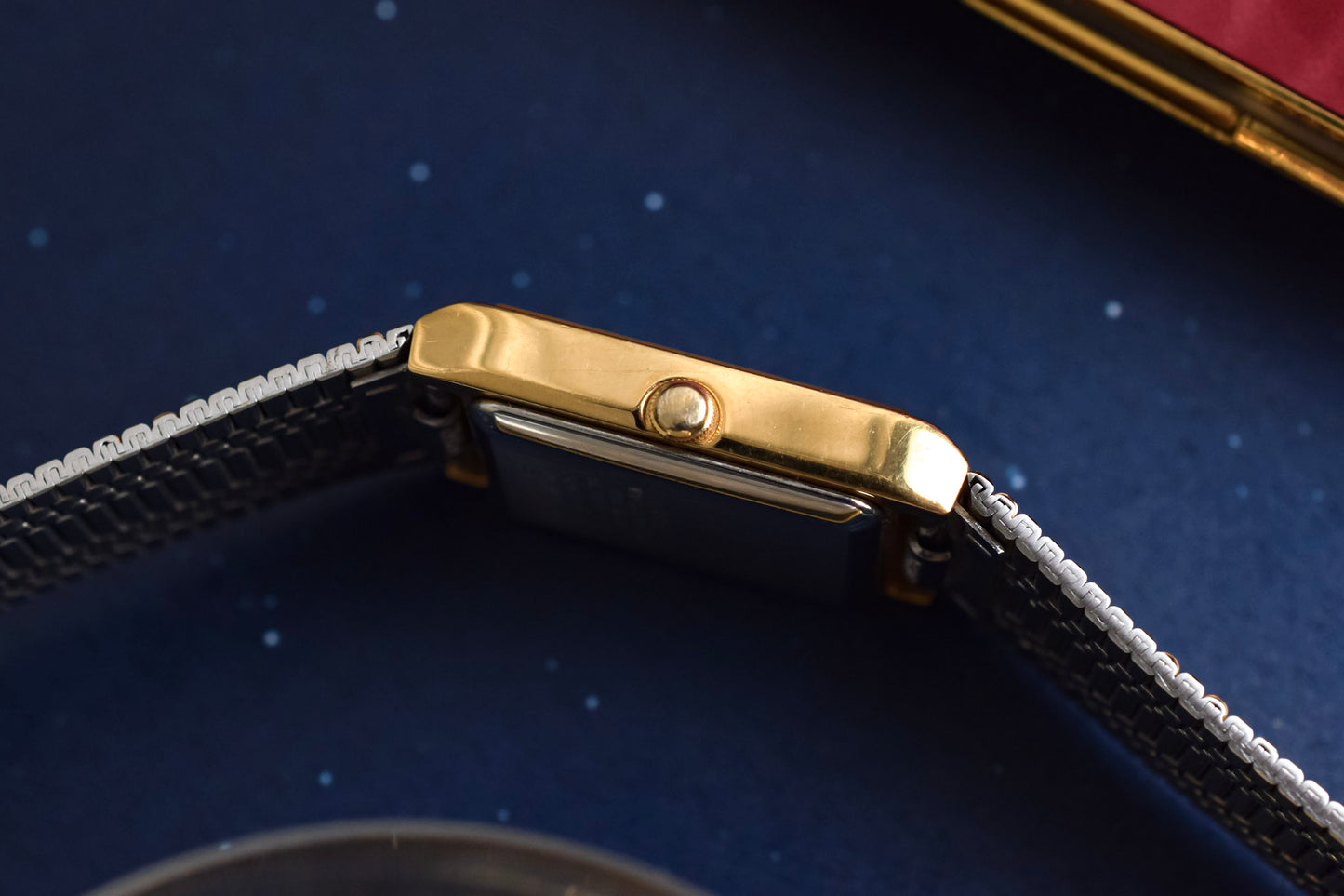 1988 Seiko Galaxy Golden Brick Tank
