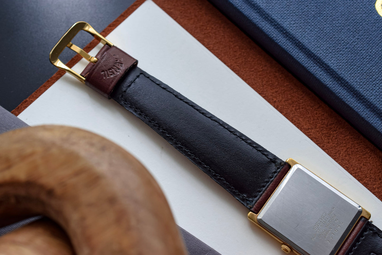 1983 Seiko Champagne Minimalist Tank