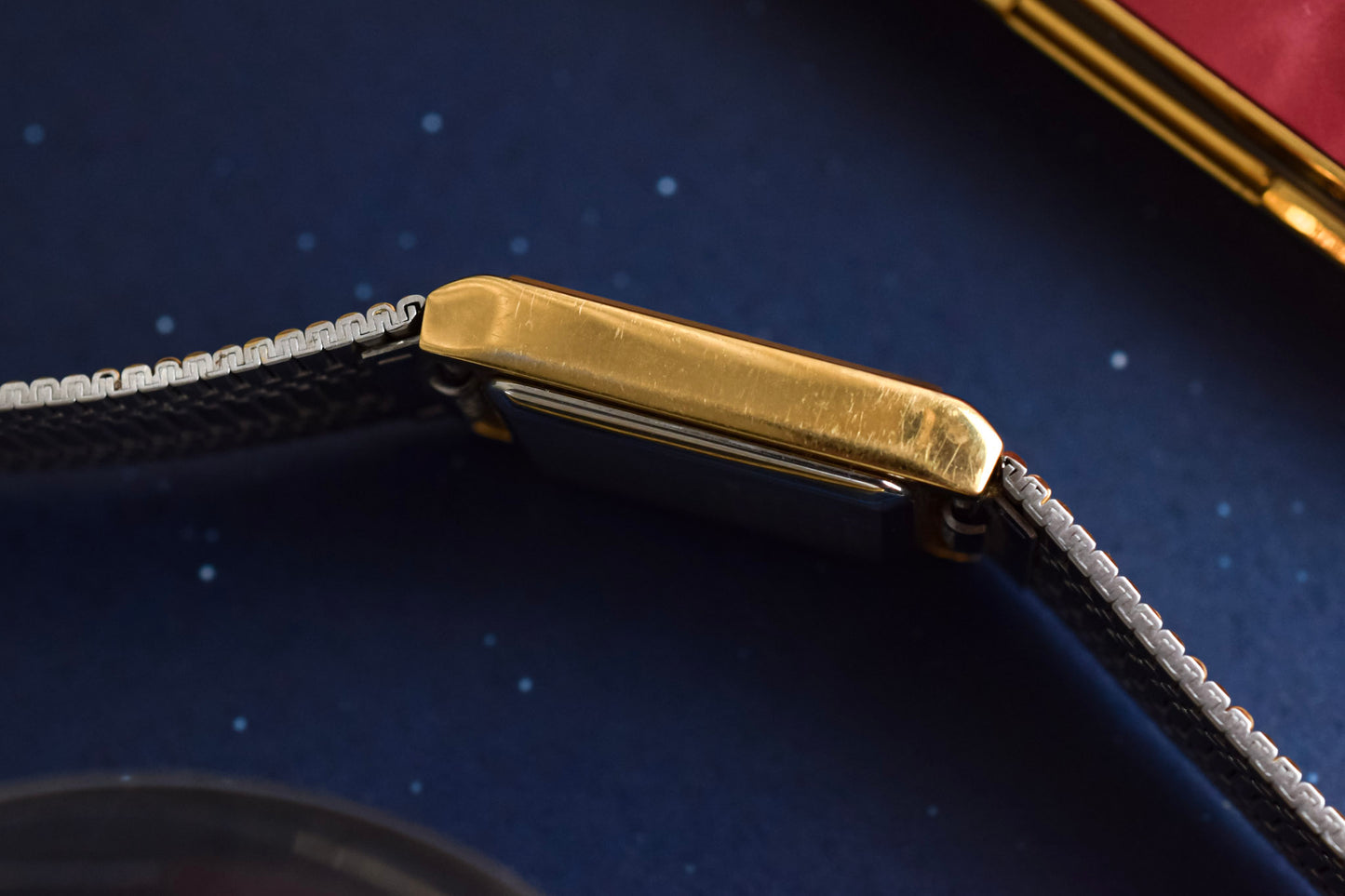 1988 Seiko Galaxy Golden Brick Tank
