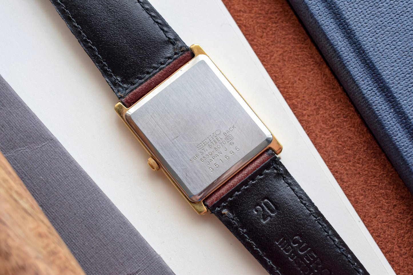 1983 Seiko Champagne Minimalist Tank