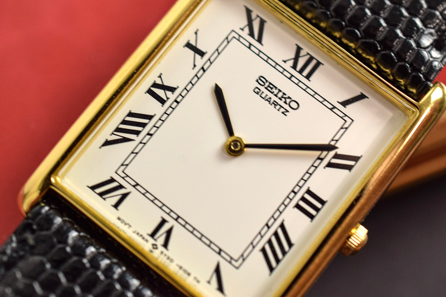 1988 Seiko White Roman Tank