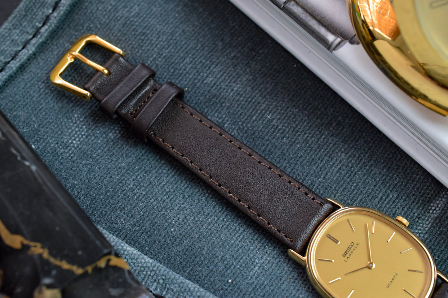 1981 Seiko Lassale Champagne Ellipse