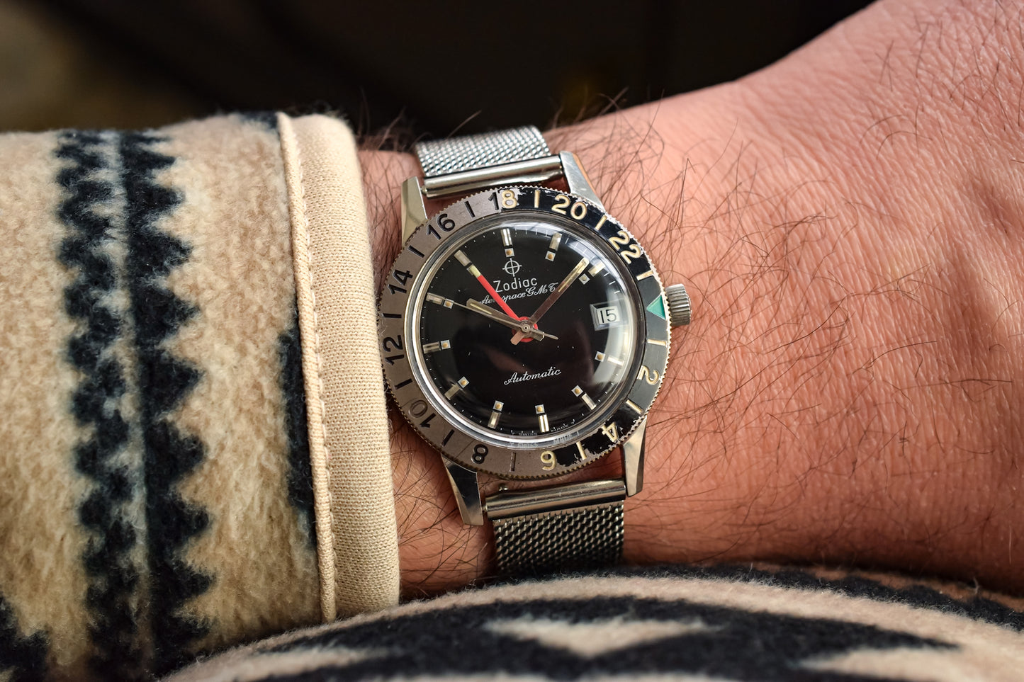 Vintage Zodiac Aerospace GMT