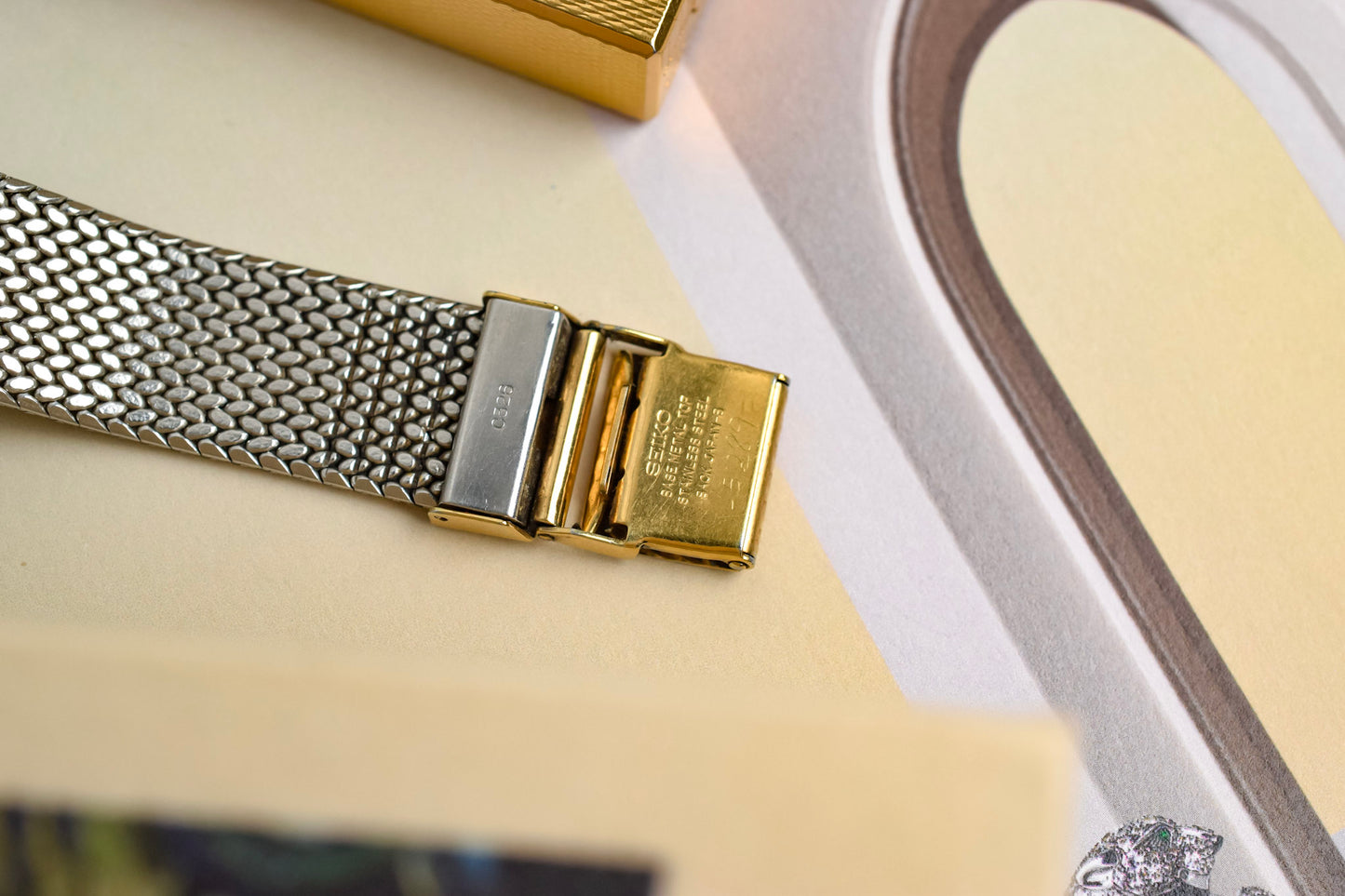 1982 Seiko Gilt Rope Bezel