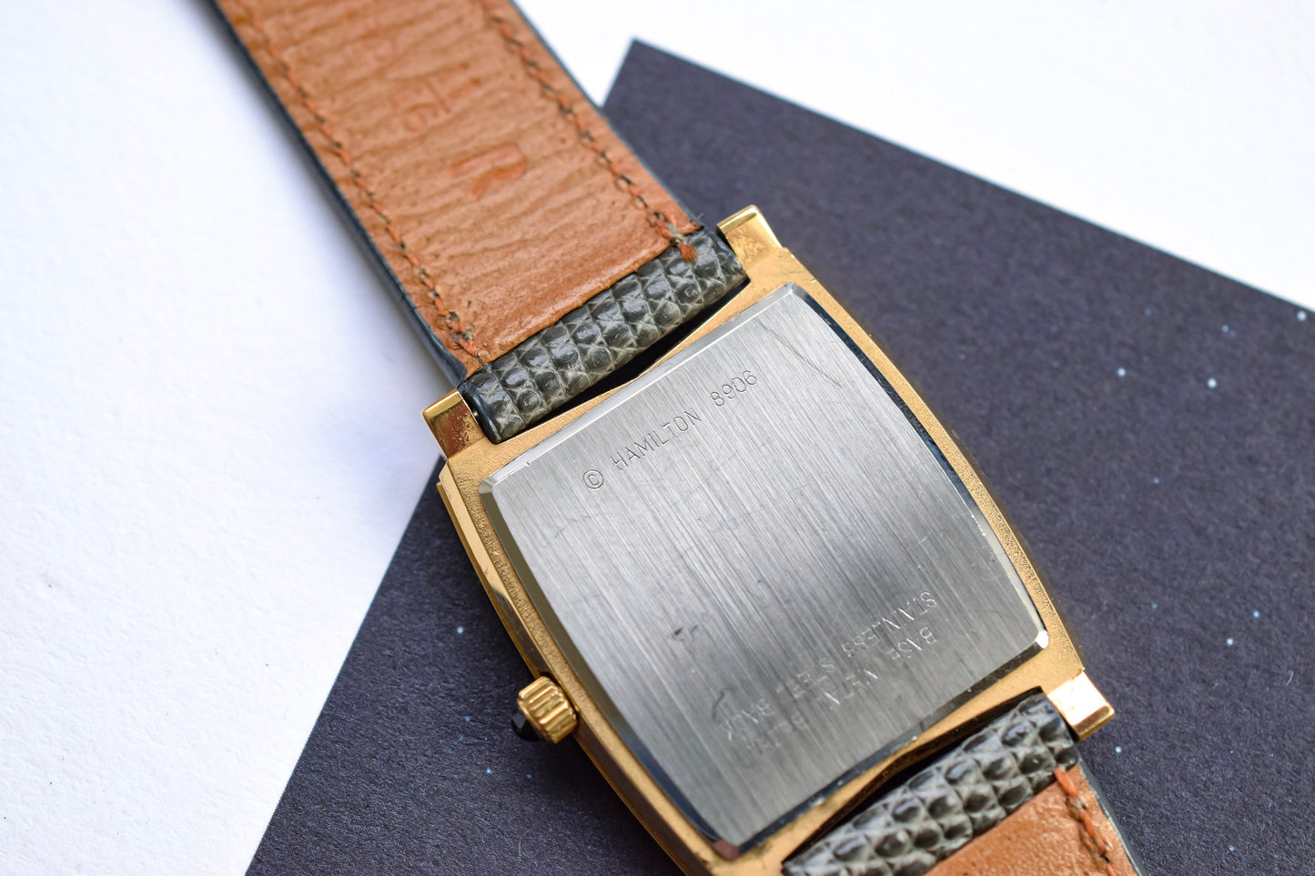 Hamilton Retro Diamond Dial Tank
