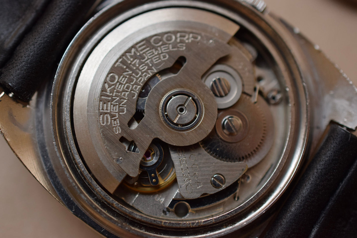 1973 Seiko Blue Steel Cushion Day-Date