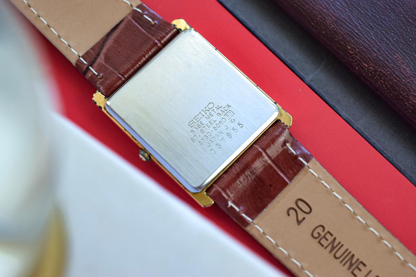 1990 Seiko Galaxy Champagne Tank