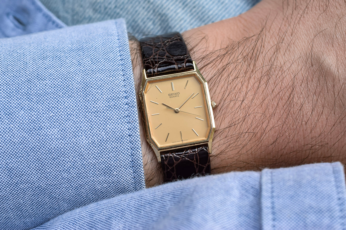 1984 Seiko Gold Tone Octo