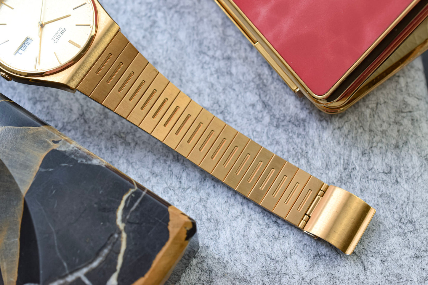 1984 Seiko Champagne Snowflake Day-Date