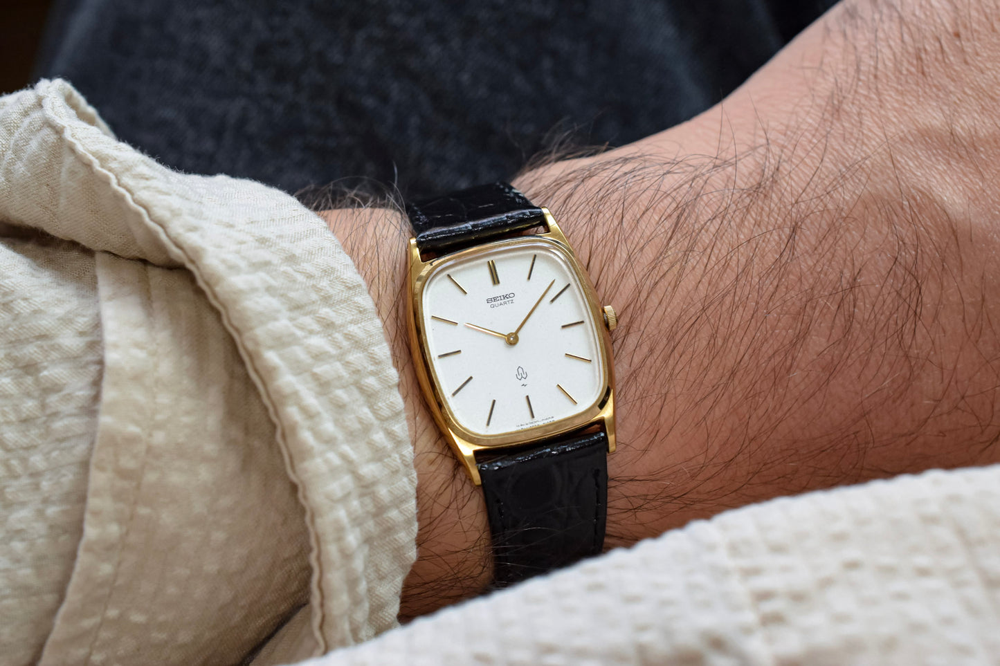 1979 Seiko SilverWave Frosted Ellipse