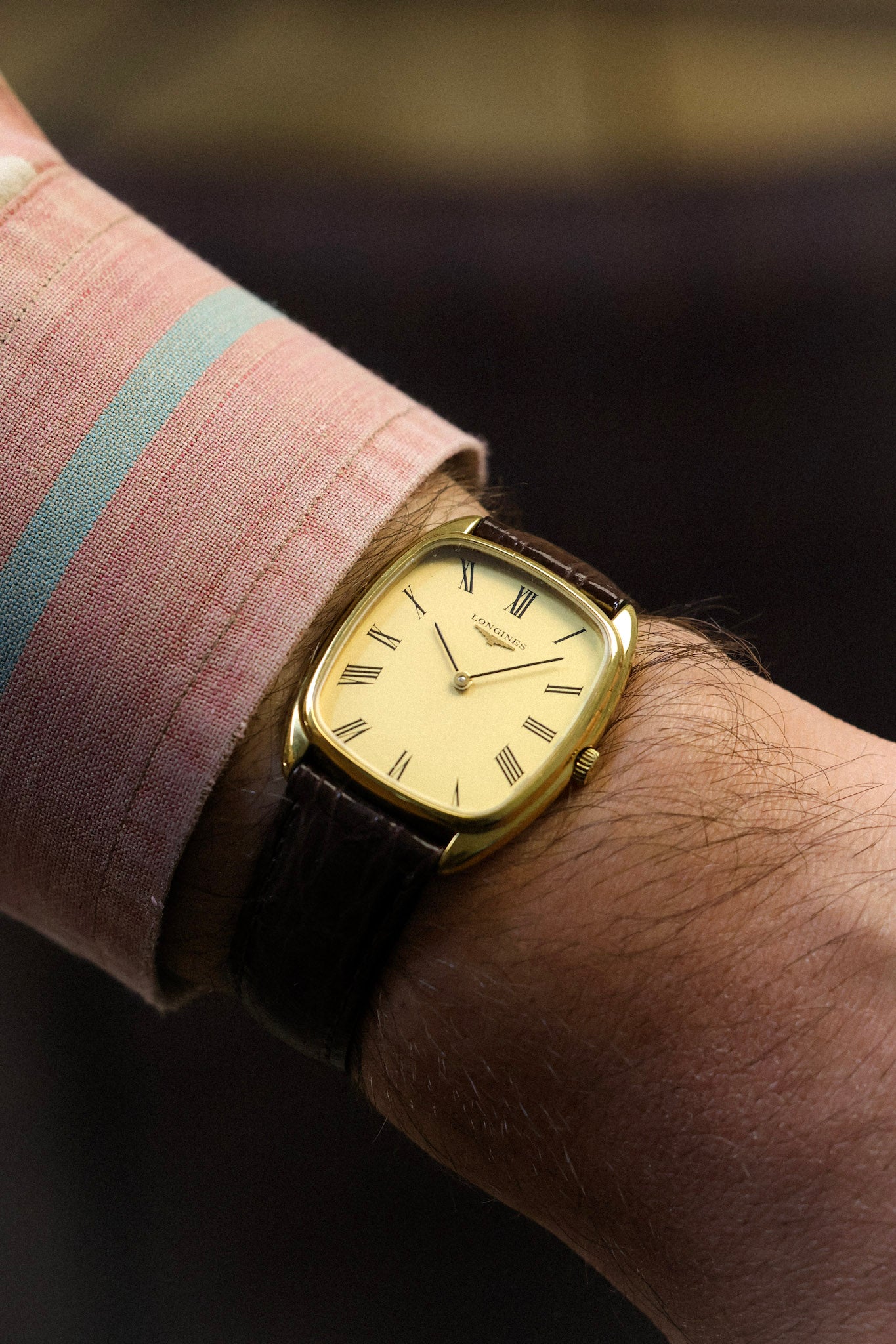 70s Longines Mechanical Roman Ellipse - In Box