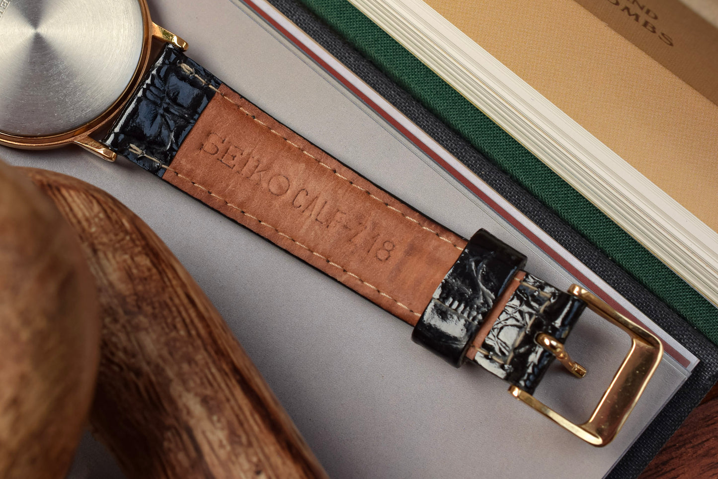 1990 Seiko Black Dial Calendar