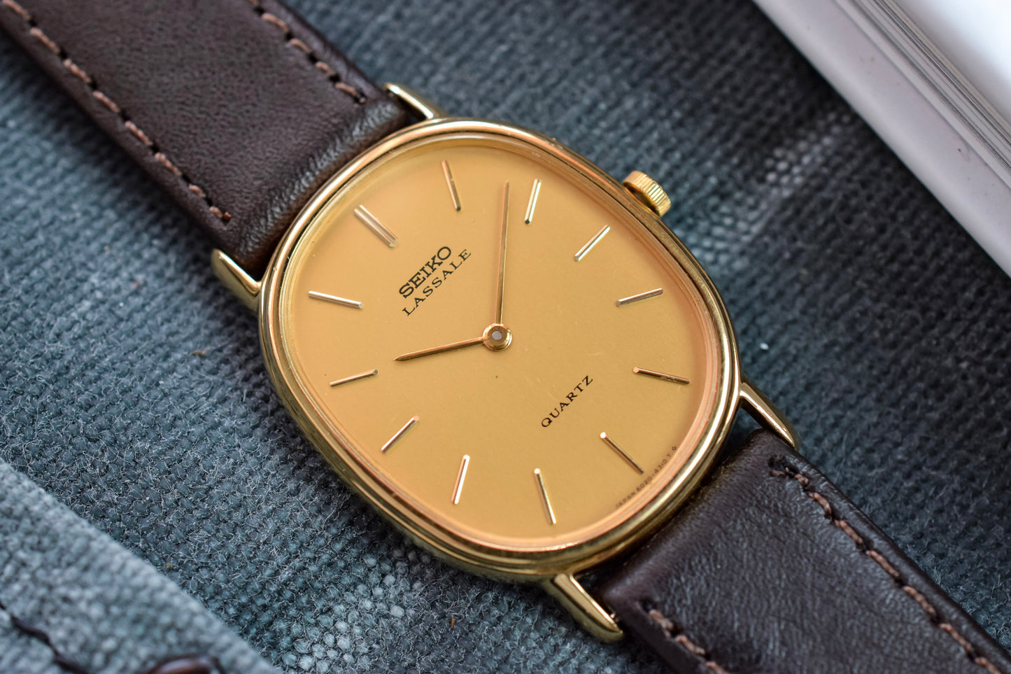 1981 Seiko Lassale Champagne Ellipse
