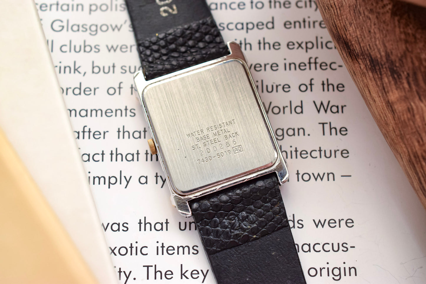 1982 Seiko Stepped Bezel Tank