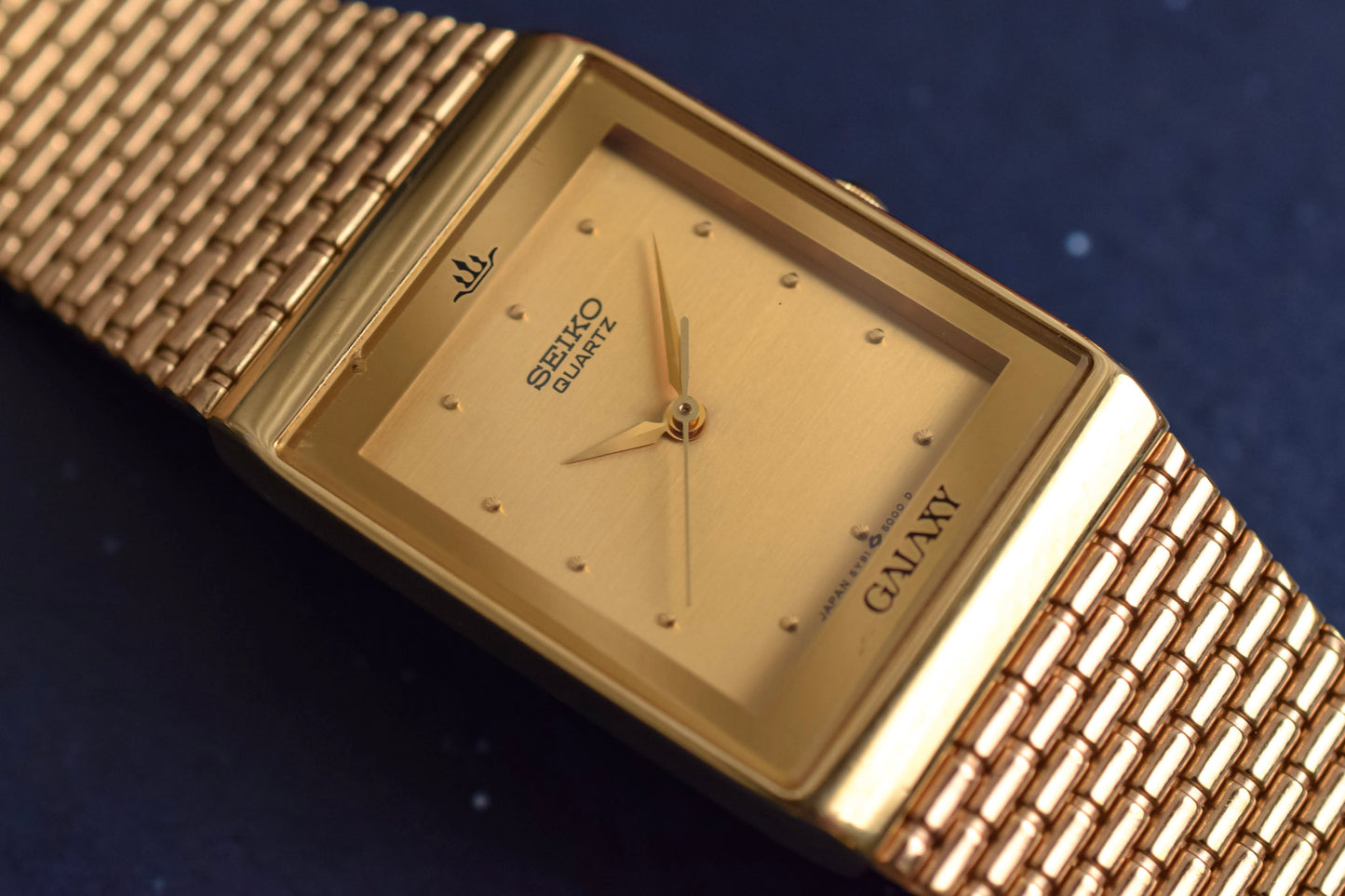 1988 Seiko Galaxy Golden Brick Tank