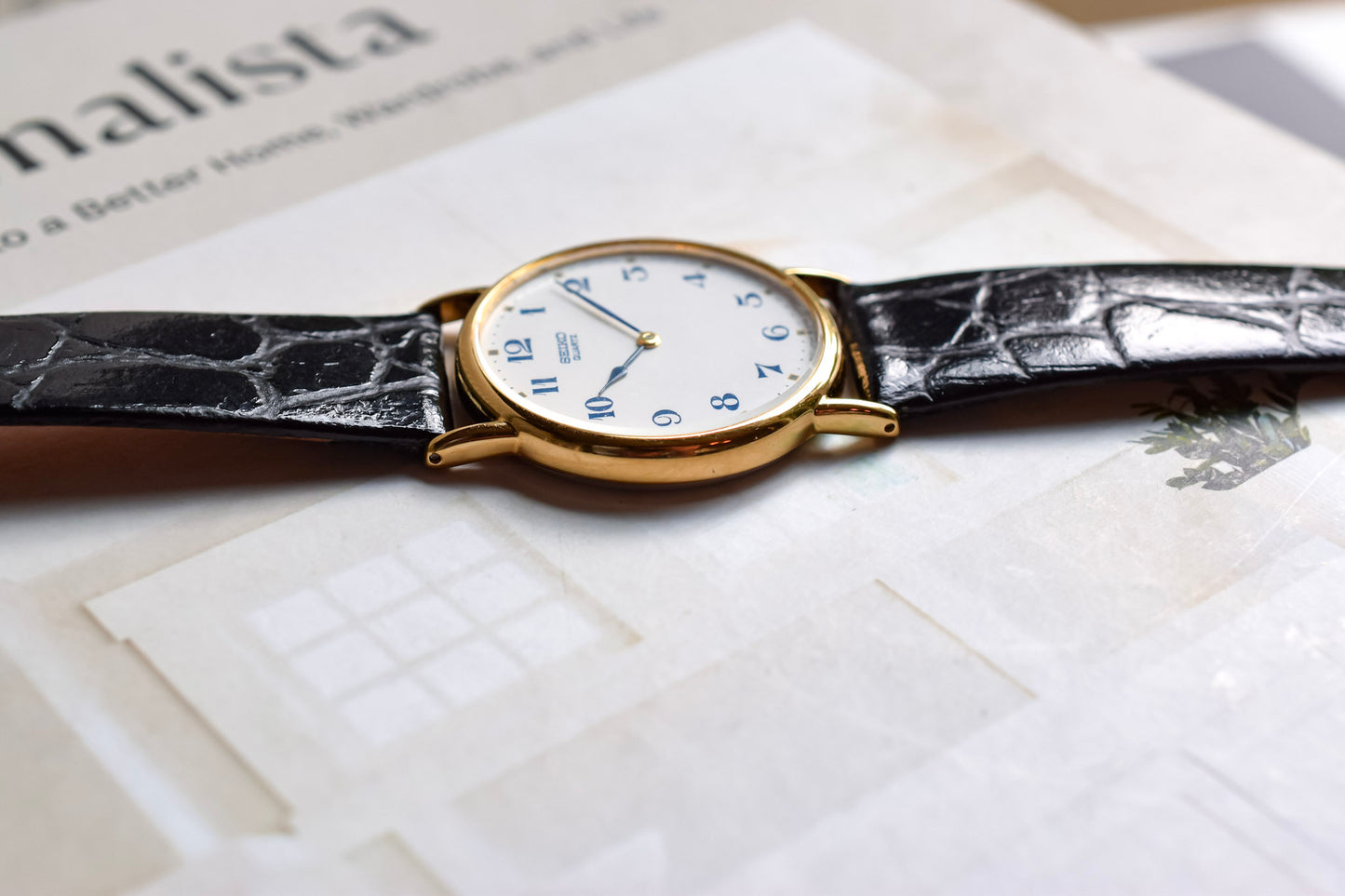 1992 Seiko Blue Spade Arabic Numerals