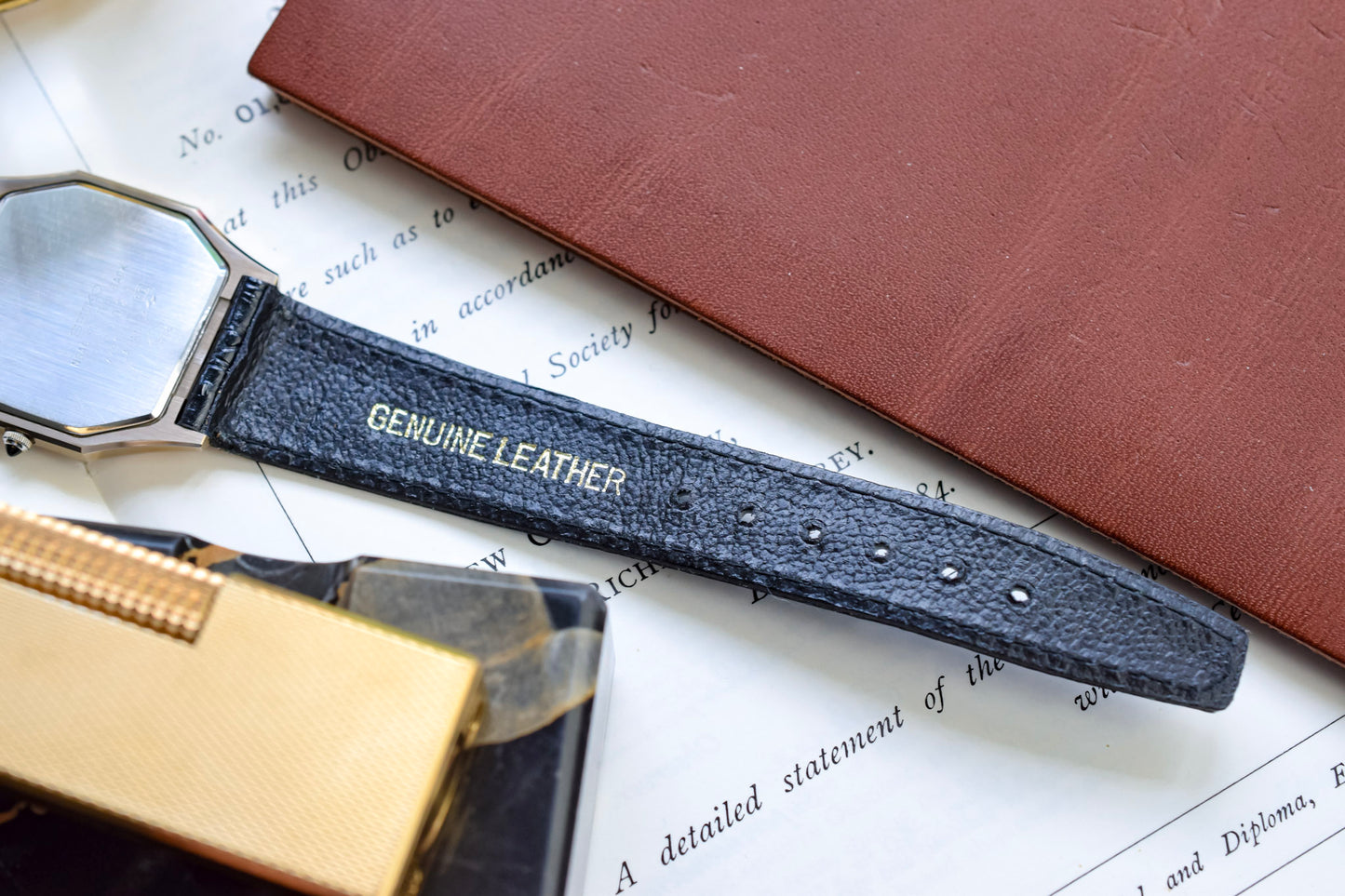 1985 Seiko Dolce NSAG Tapestry Dial Octo