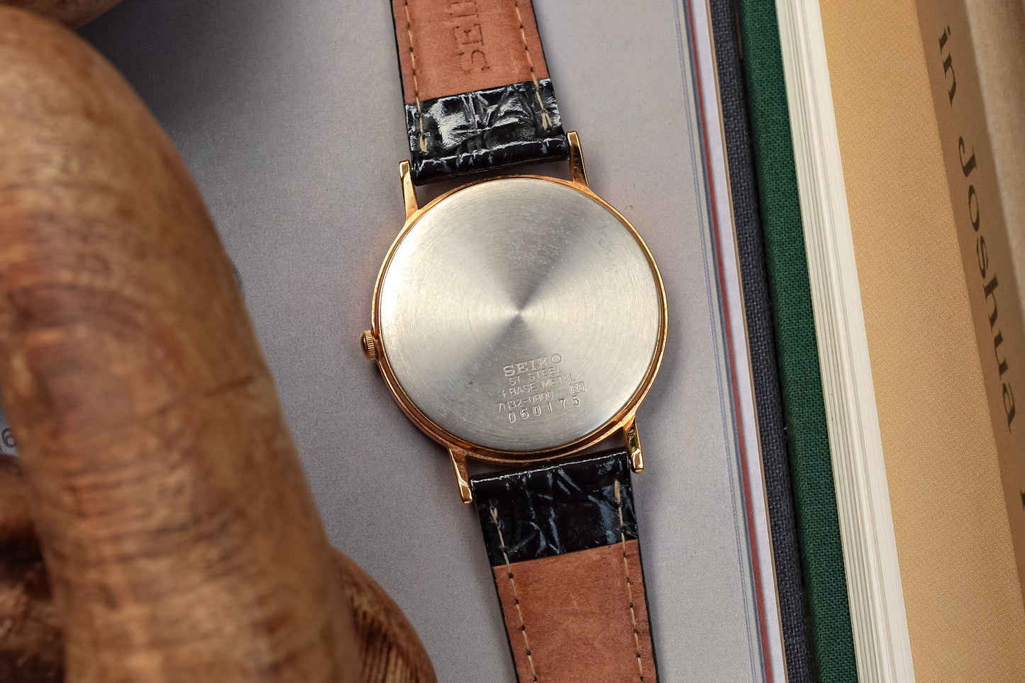 1990 Seiko Black Dial Calendar