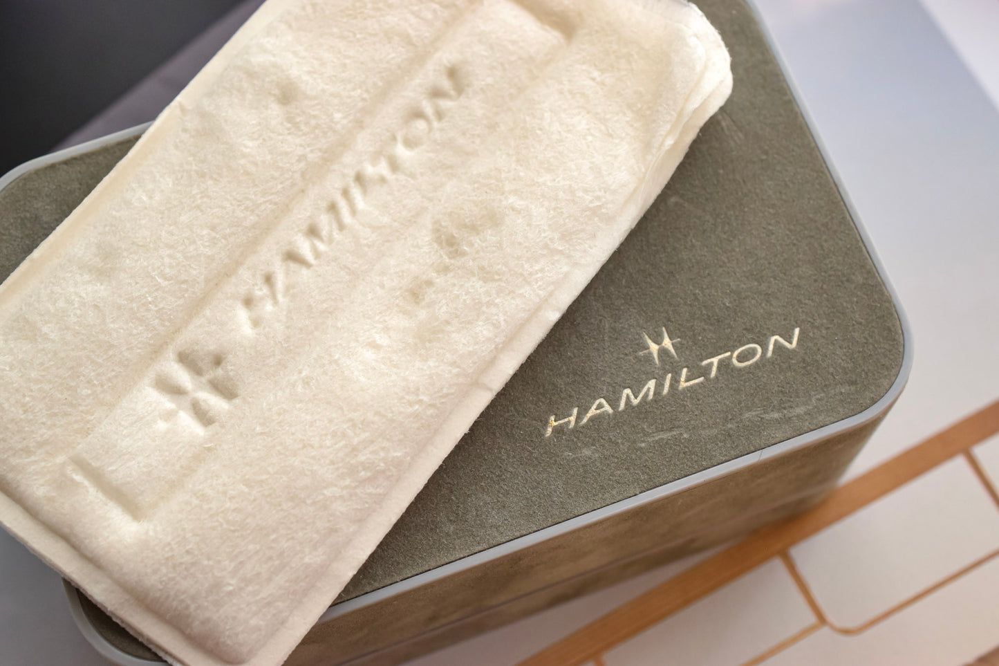 Hamilton Seckron Registered Edition - Gilt Dial