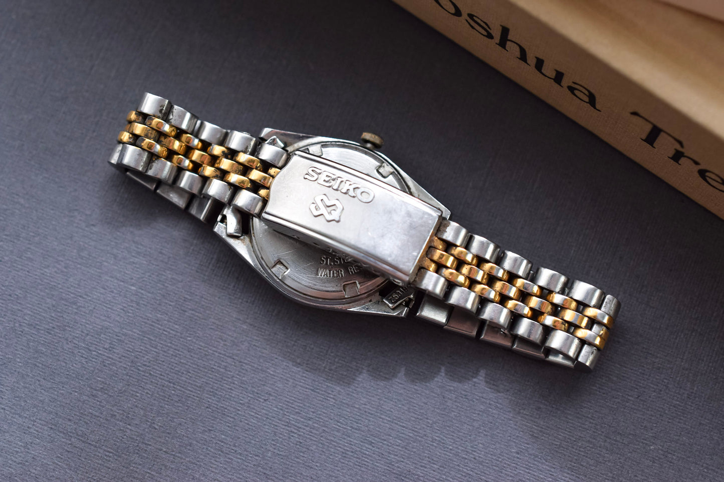 1990 Seiko SQ "Ladies Size" Silver Day-Date