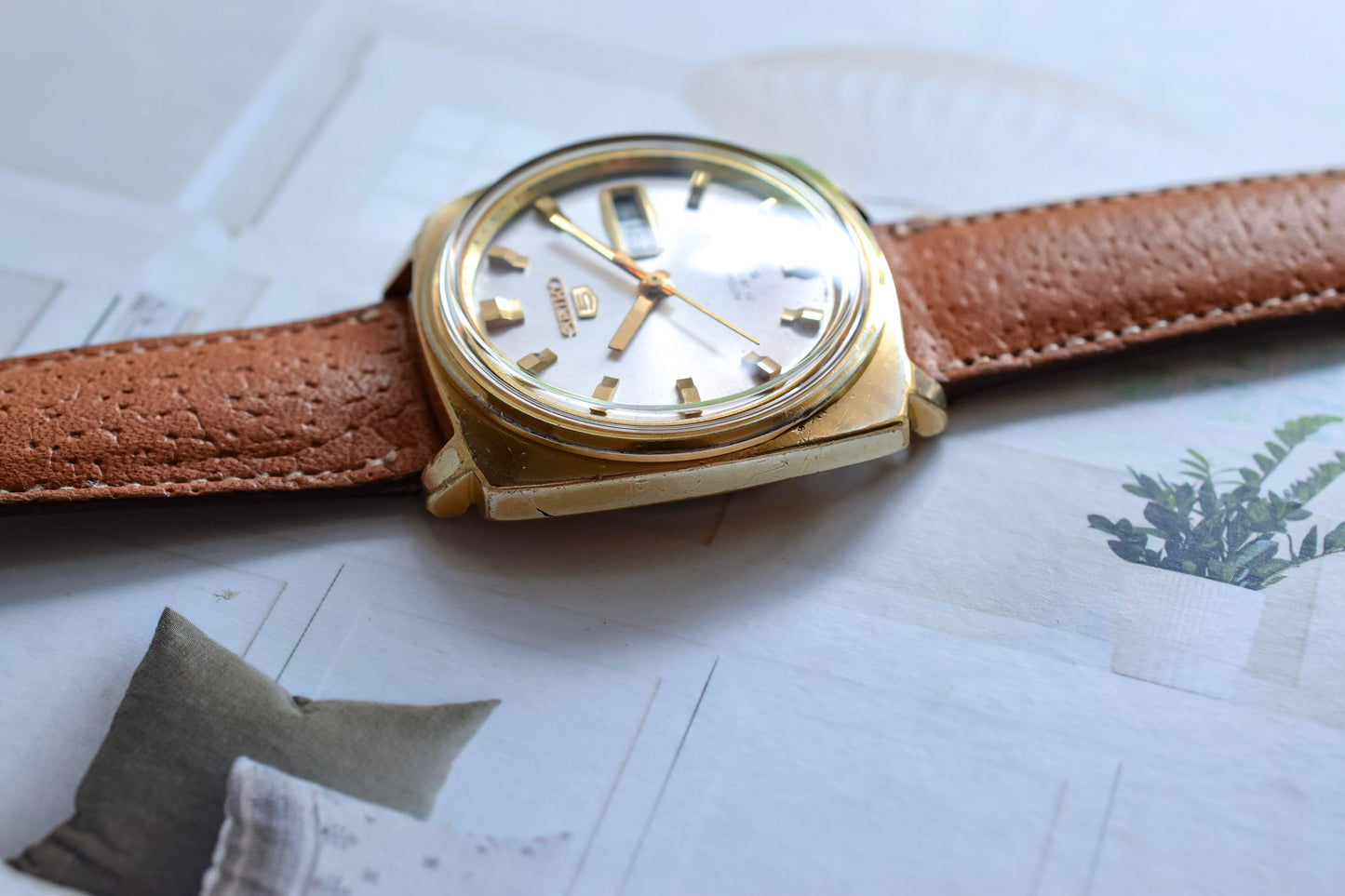1968 Suwa Seiko 5 Cushion Day-Date