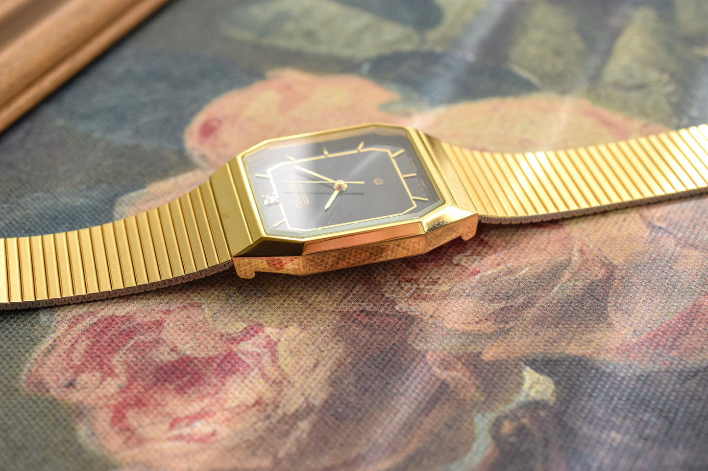 '80s Orient Black Dial Octo - In Box
