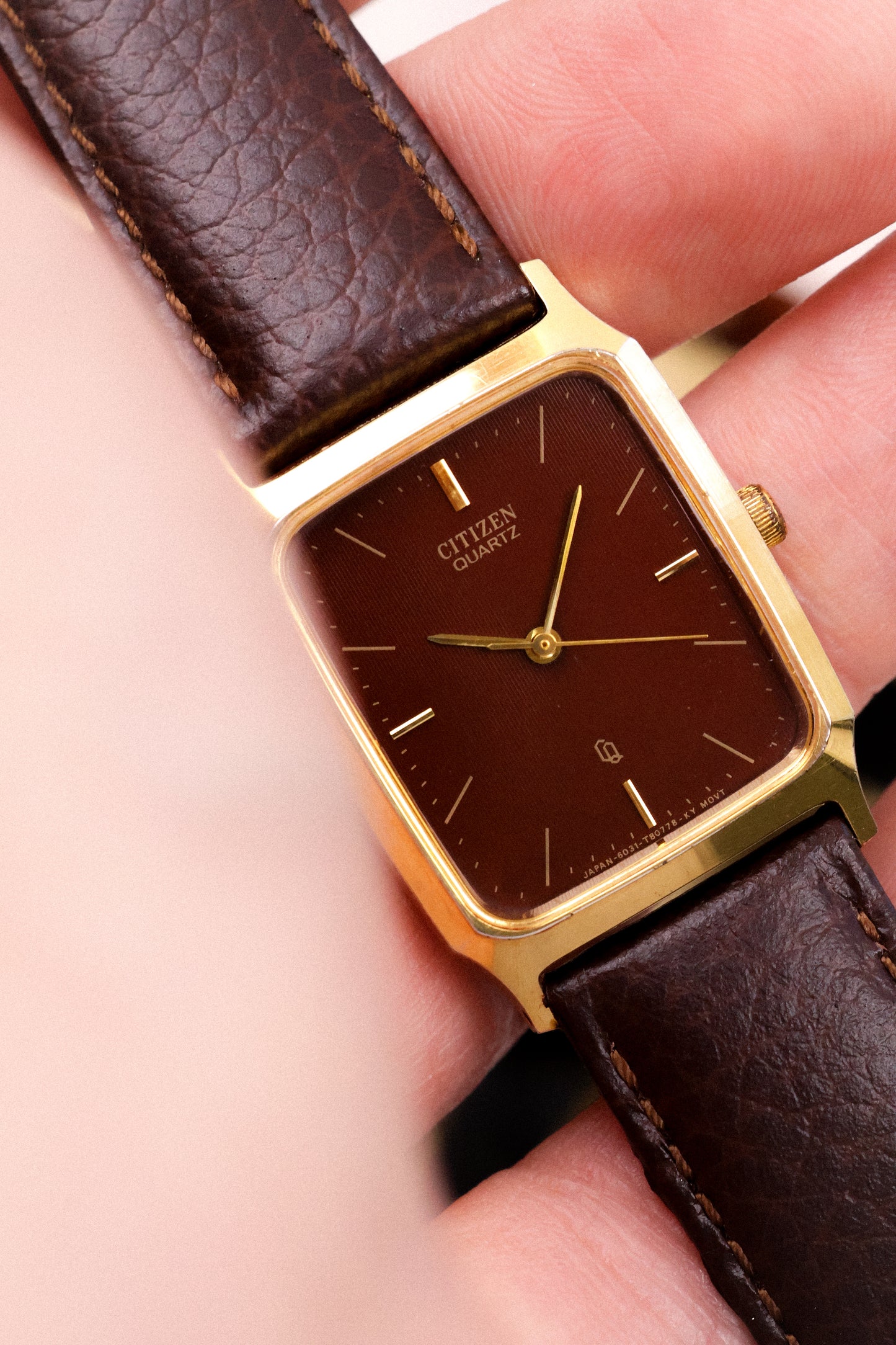 1982 Citizen Chocolate Dial Octo
