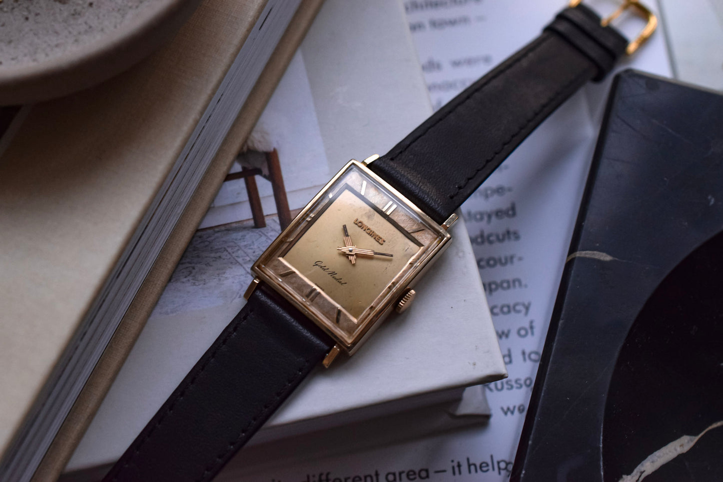 1960s Longines 10K GF Mechanical Gold Medal Tank