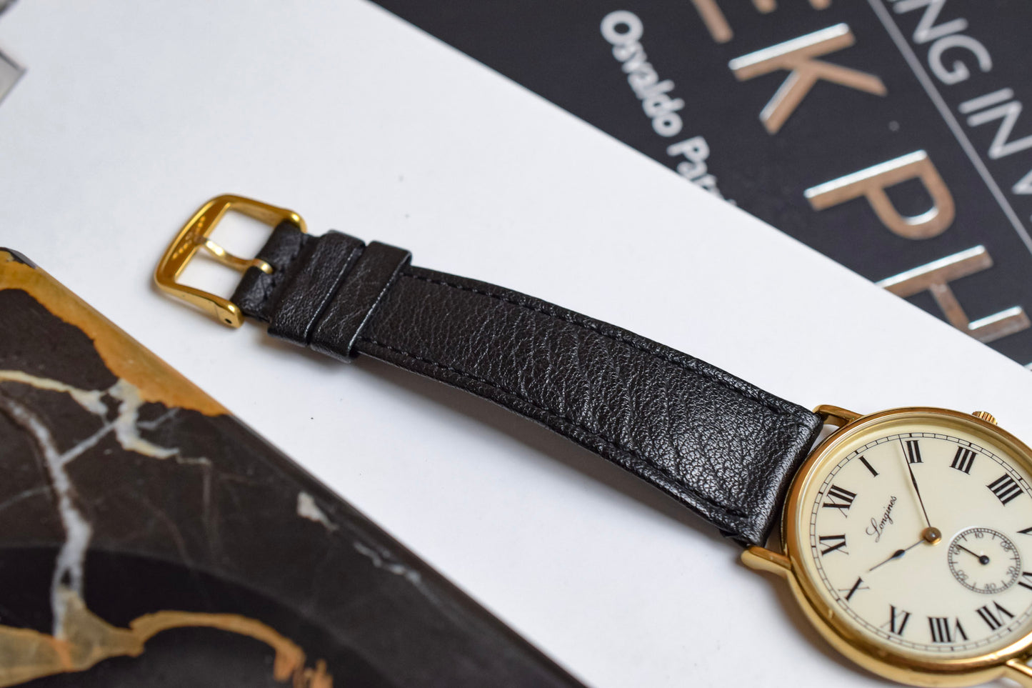 Vintage Longines Quartz Roman Dial "Charleston" Calatrava