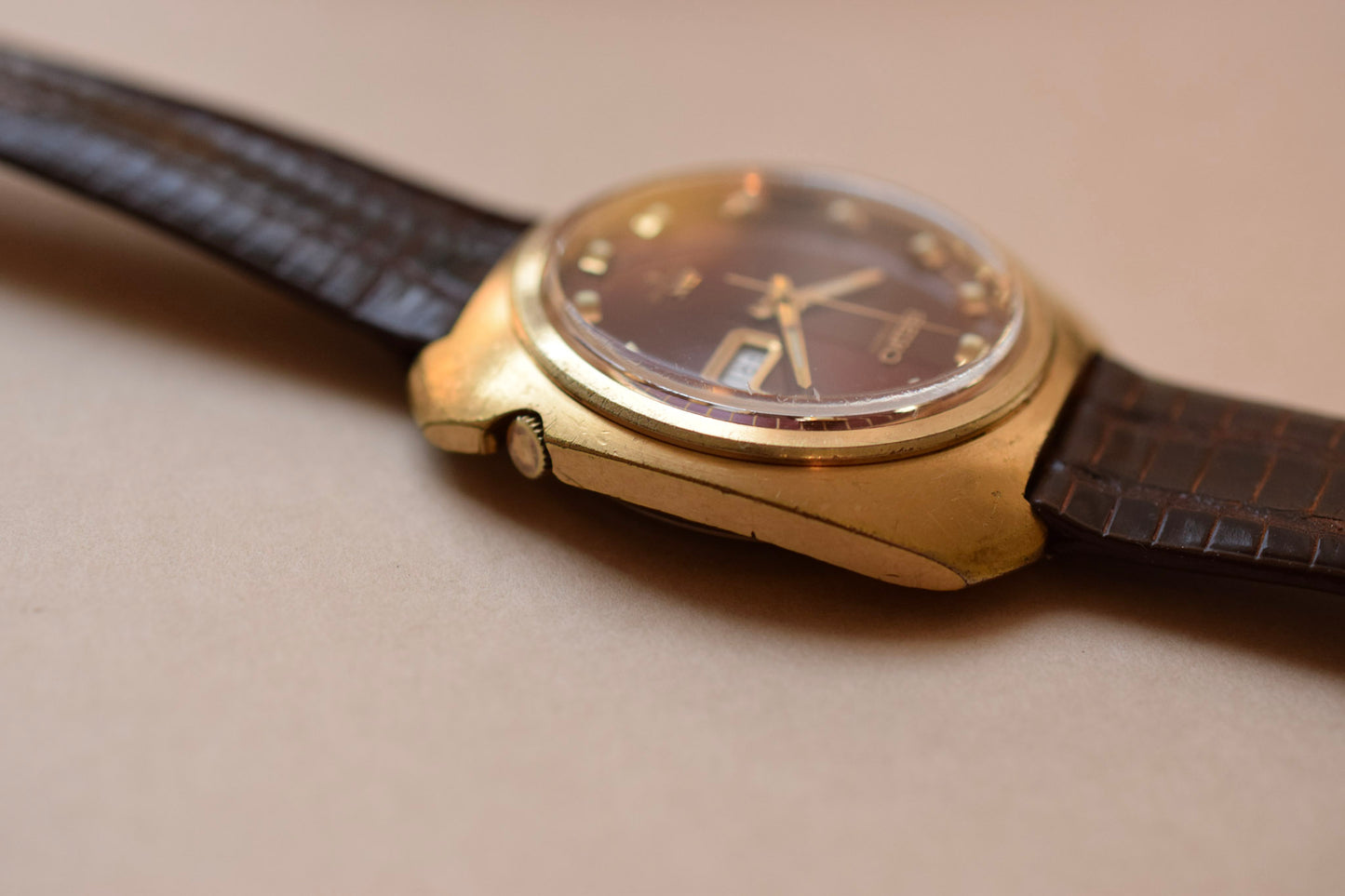 1976 Seiko Crimson DX Cushion Day-Date