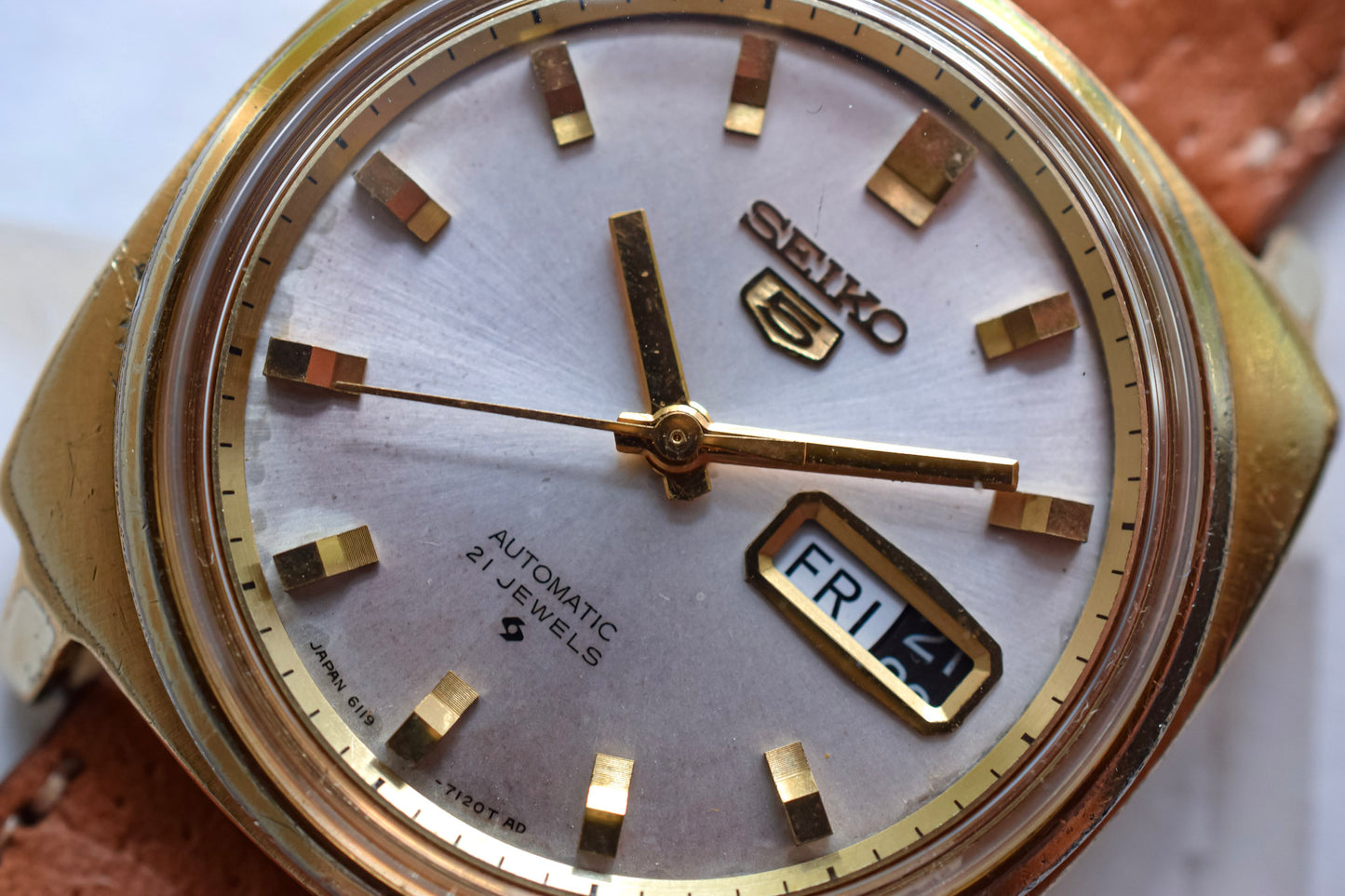 1968 Suwa Seiko 5 Cushion Day-Date