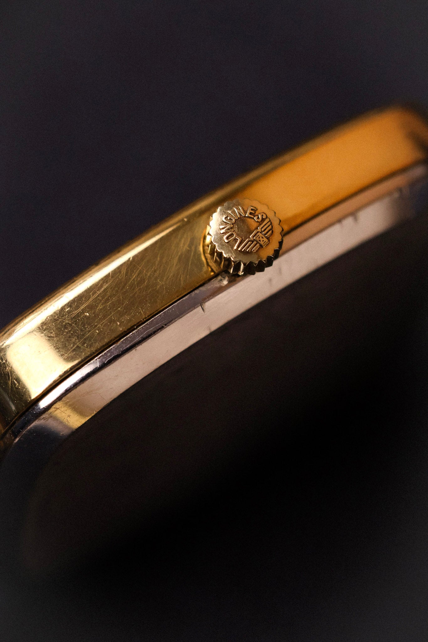 70s Longines Mechanical Linen Faberge