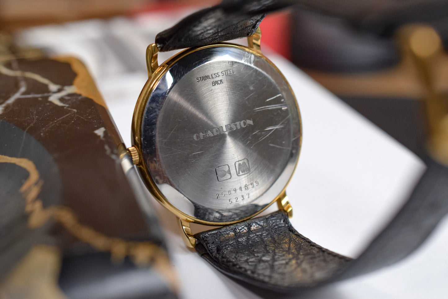 Vintage Longines Quartz Roman Dial "Charleston" Calatrava