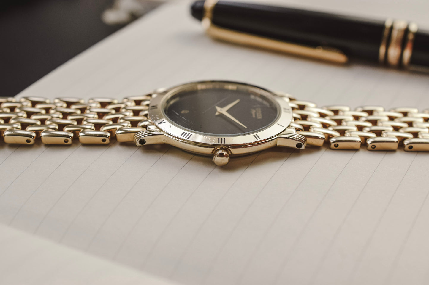 1984 Citizen Elegance Roman Bezel